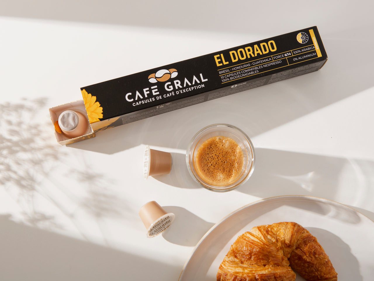 Capsules compostables x 10 - Nespresso® - El Dorado "Espresso"