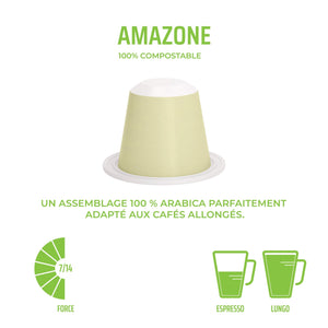 Capsules compostables x 10 - Nespresso® - Amazone 
