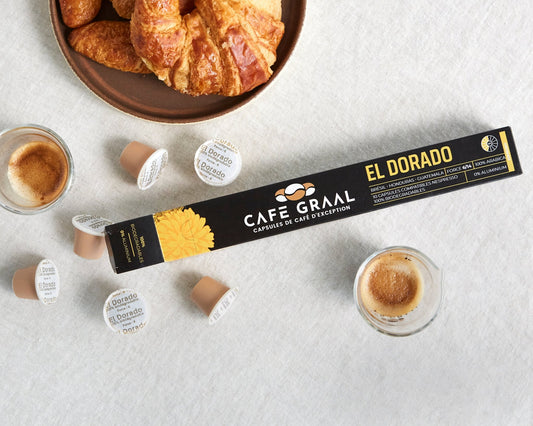 Capsules compostables x 10 - Nespresso® - El Dorado "Espresso" - Cafegraal