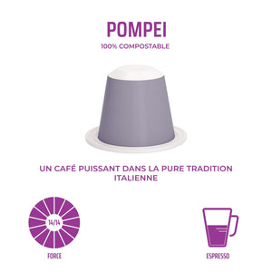 Capsules compostables x 10 - Nespresso® - Pompei 
